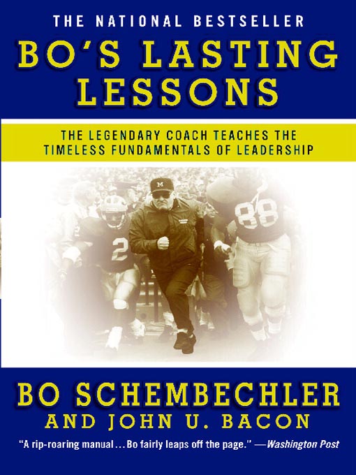 Title details for Bo's Lasting Lessons by Bo Schembechler - Available